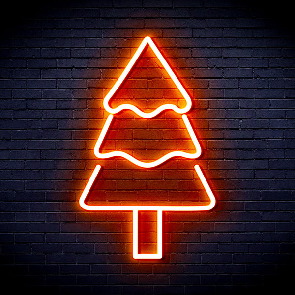 advpro-christmas-tree-ultra-bright-led-neon-sign-fnu0164 - Orange