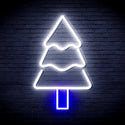 advpro-christmas-tree-ultra-bright-led-neon-sign-fnu0164 - White & Blue
