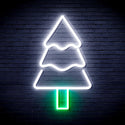 advpro-christmas-tree-ultra-bright-led-neon-sign-fnu0164 - White & Green