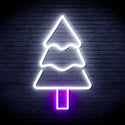 advpro-christmas-tree-ultra-bright-led-neon-sign-fnu0164 - White & Purple