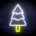 advpro-christmas-tree-ultra-bright-led-neon-sign-fnu0164 - White & Yellow
