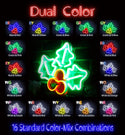 advpro-christmas-holly-ultra-bright-led-neon-sign-fnu0165 - Dual-Color