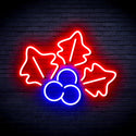 advpro-christmas-holly-ultra-bright-led-neon-sign-fnu0165 - Red & Blue