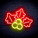 advpro-christmas-holly-ultra-bright-led-neon-sign-fnu0165 - Red & Yellow
