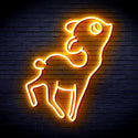 advpro-deer-ultra-bright-led-neon-sign-fnu0167 - Golden Yellow