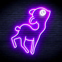 advpro-deer-ultra-bright-led-neon-sign-fnu0167 - White & Purple