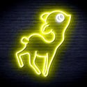 advpro-deer-ultra-bright-led-neon-sign-fnu0167 - White & Yellow