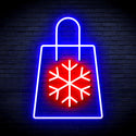 advpro-christmas-present-ultra-bright-led-neon-sign-fnu0171 - Red & Blue