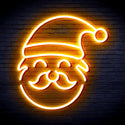 advpro-santa-claus-face-ultra-bright-led-neon-sign-fnu0172 - Golden Yellow