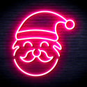 advpro-santa-claus-face-ultra-bright-led-neon-sign-fnu0172 - Pink
