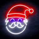 advpro-santa-claus-face-ultra-bright-led-neon-sign-fnu0172 - Multi-Color 1