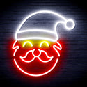 advpro-santa-claus-face-ultra-bright-led-neon-sign-fnu0172 - Multi-Color 2