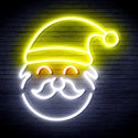 advpro-santa-claus-face-ultra-bright-led-neon-sign-fnu0172 - Multi-Color 3
