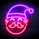 advpro-santa-claus-face-ultra-bright-led-neon-sign-fnu0172 - Multi-Color 4