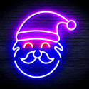 advpro-santa-claus-face-ultra-bright-led-neon-sign-fnu0172 - Multi-Color 7