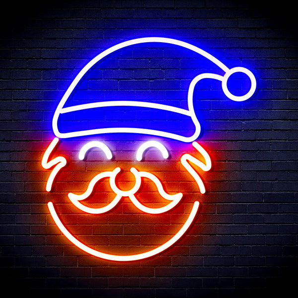 advpro-santa-claus-face-ultra-bright-led-neon-sign-fnu0172 - Multi-Color 8