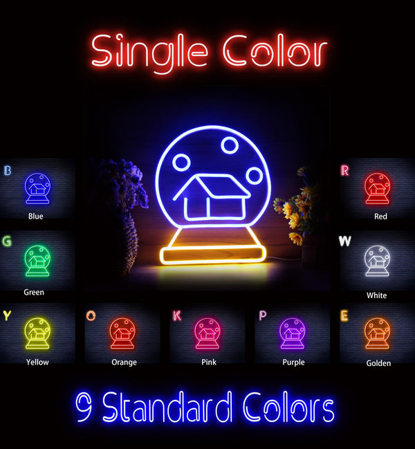 advpro-house-with-snowflake-ultra-bright-led-neon-sign-fnu0174 - Classic