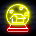 advpro-house-with-snowflake-ultra-bright-led-neon-sign-fnu0174 - Red & Yellow