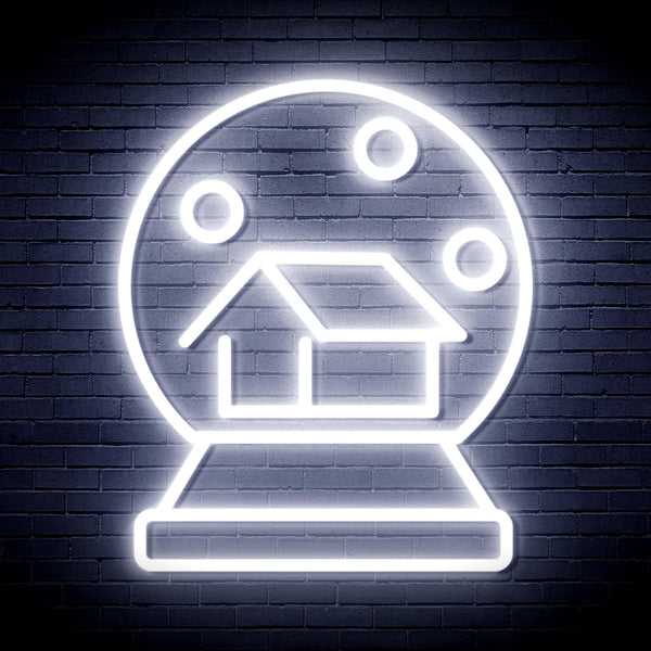 advpro-house-with-snowflake-ultra-bright-led-neon-sign-fnu0174 - White