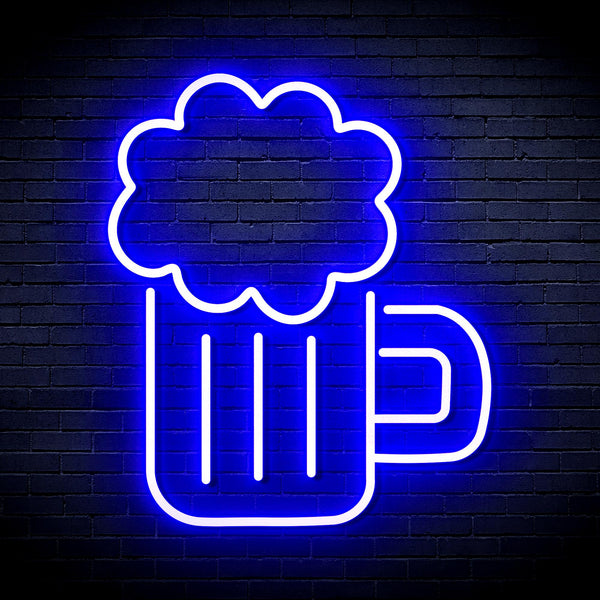 advpro-beer-ultra-bright-led-neon-sign-fnu0175 - Blue