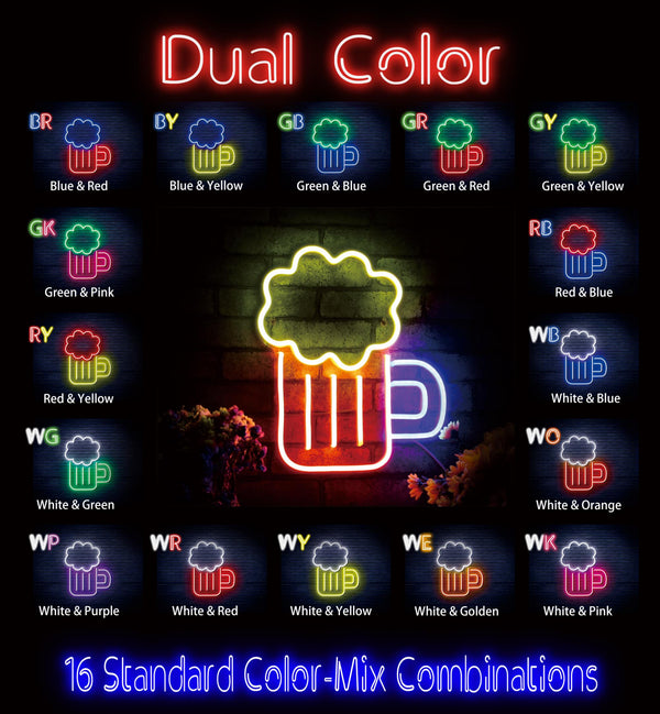 advpro-beer-ultra-bright-led-neon-sign-fnu0175 - Dual-Color