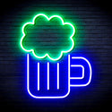 advpro-beer-ultra-bright-led-neon-sign-fnu0175 - Green & Blue