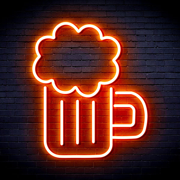 advpro-beer-ultra-bright-led-neon-sign-fnu0175 - Orange