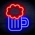 advpro-beer-ultra-bright-led-neon-sign-fnu0175 - Red & Blue