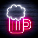 advpro-beer-ultra-bright-led-neon-sign-fnu0175 - White & Pink