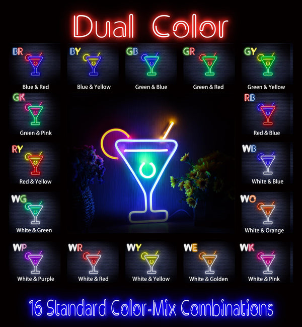 advpro-martini-ultra-bright-led-neon-sign-fnu0176 - Dual-Color