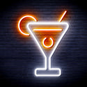 advpro-martini-ultra-bright-led-neon-sign-fnu0176 - White & Orange