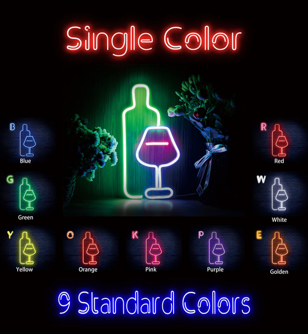 advpro-wine-bottle-with-glass-ultra-bright-led-neon-sign-fnu0178 - Classic