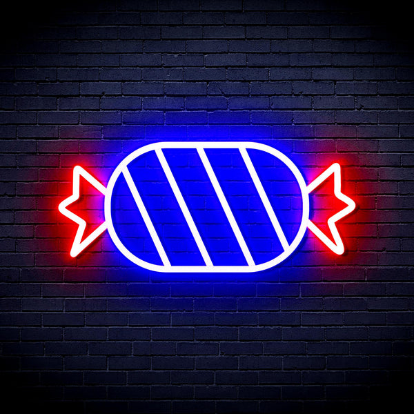 advpro-candy-ultra-bright-led-neon-sign-fnu0180 - Blue & Red