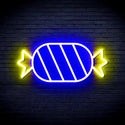 advpro-candy-ultra-bright-led-neon-sign-fnu0180 - Blue & Yellow
