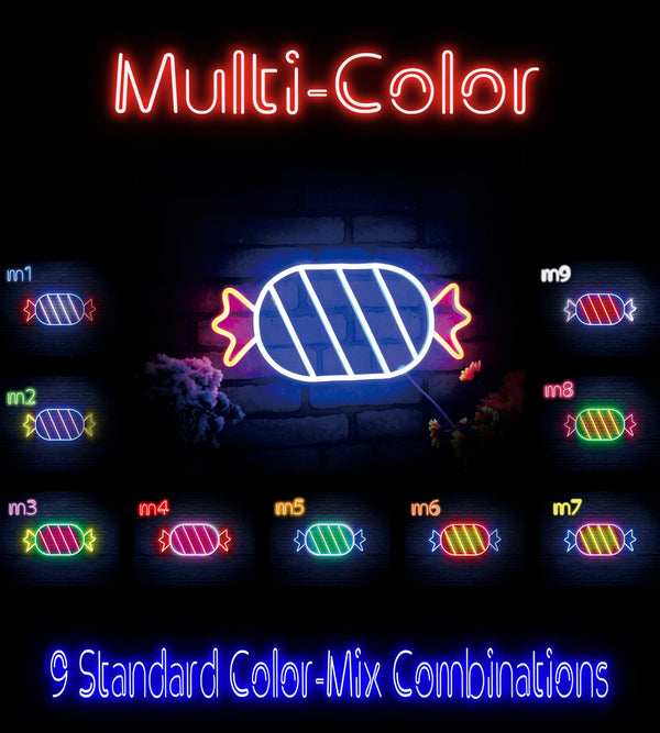 advpro-candy-ultra-bright-led-neon-sign-fnu0180 - Multi-Color