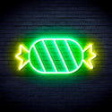 advpro-candy-ultra-bright-led-neon-sign-fnu0180 - Green & Yellow