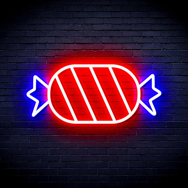 advpro-candy-ultra-bright-led-neon-sign-fnu0180 - Red & Blue