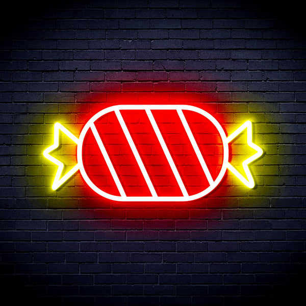 advpro-candy-ultra-bright-led-neon-sign-fnu0180 - Red & Yellow