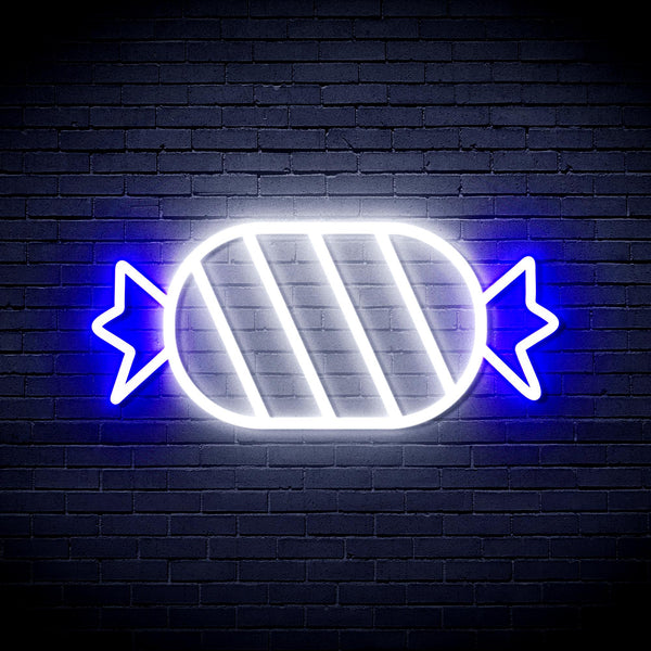 advpro-candy-ultra-bright-led-neon-sign-fnu0180 - White & Blue