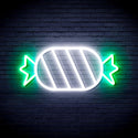 advpro-candy-ultra-bright-led-neon-sign-fnu0180 - White & Green