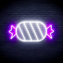 advpro-candy-ultra-bright-led-neon-sign-fnu0180 - White & Purple