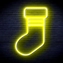 advpro-christmas-sock-ultra-bright-led-neon-sign-fnu0181 - Yellow