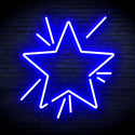 advpro-flashing-star-ultra-bright-led-neon-sign-fnu0183 - Blue