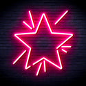 advpro-flashing-star-ultra-bright-led-neon-sign-fnu0183 - Pink