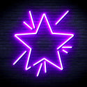 advpro-flashing-star-ultra-bright-led-neon-sign-fnu0183 - Purple