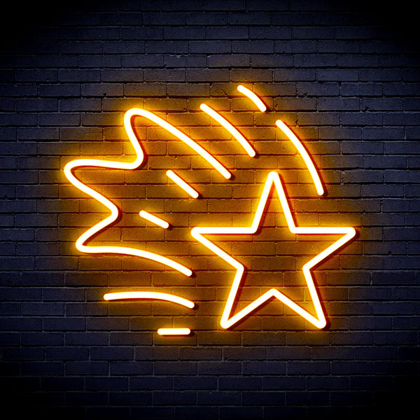 advpro-meteor-ultra-bright-led-neon-sign-fnu0184 - Golden Yellow