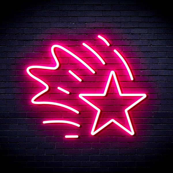 advpro-meteor-ultra-bright-led-neon-sign-fnu0184 - Pink