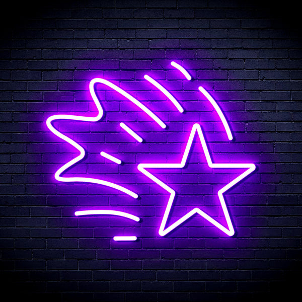 advpro-meteor-ultra-bright-led-neon-sign-fnu0184 - Purple