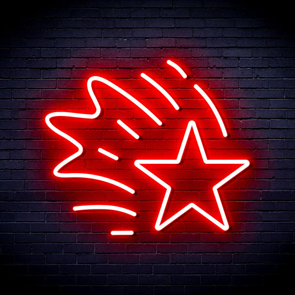 advpro-meteor-ultra-bright-led-neon-sign-fnu0184 - Red