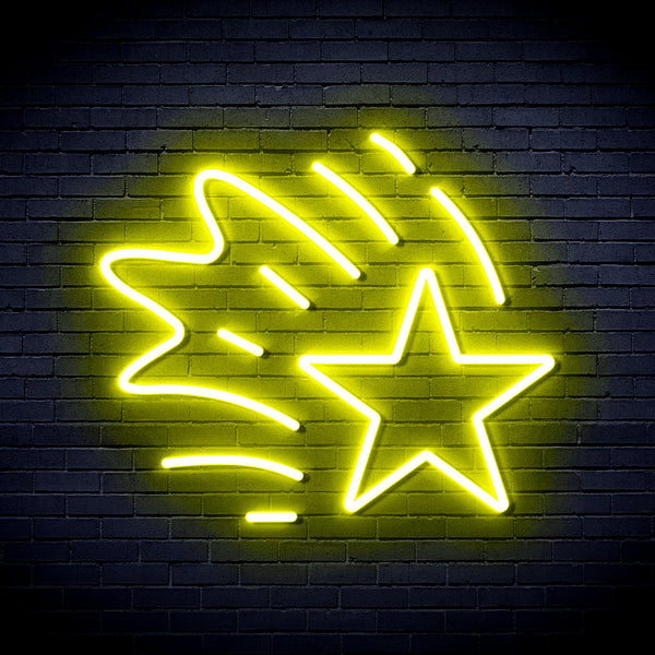 advpro-meteor-ultra-bright-led-neon-sign-fnu0184 - Yellow